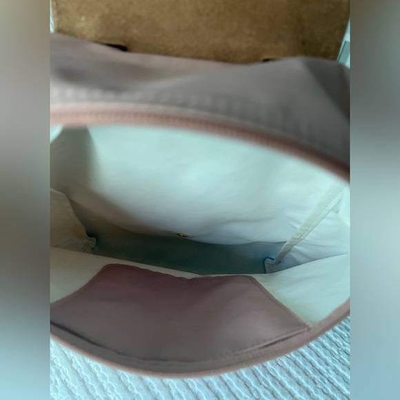 light blush Longchamp Le Pliage nylon backpack - Picture 3 of 6